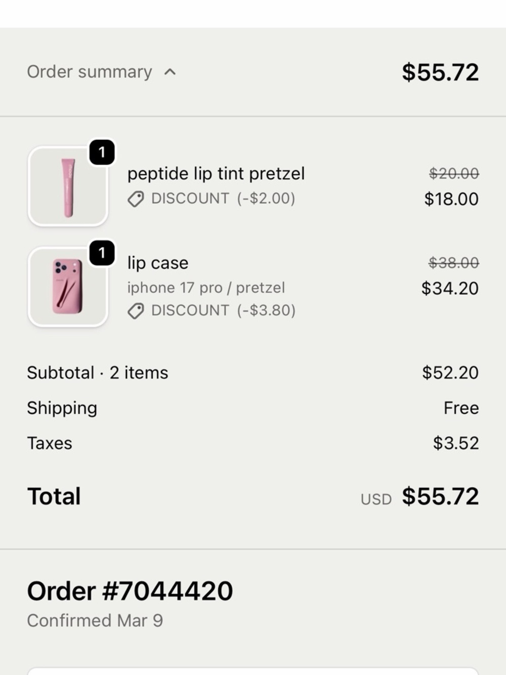 RHODE Pink Silicone Phone Case  iPhone 17 Pro  *does not include gloss - Picture 4 of 4